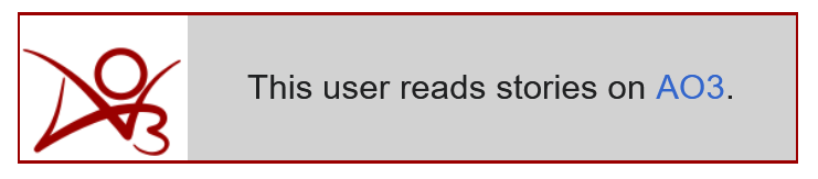 this user reads stories on ao3 